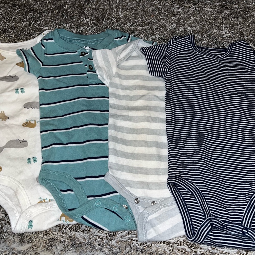 Carter Boy Onesies 6-9 months
